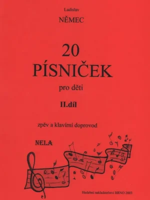 Zlevněný 20 PÍSNIČEK PRO DĚTI 2 - Ladislav Němec / zpěv a klavír