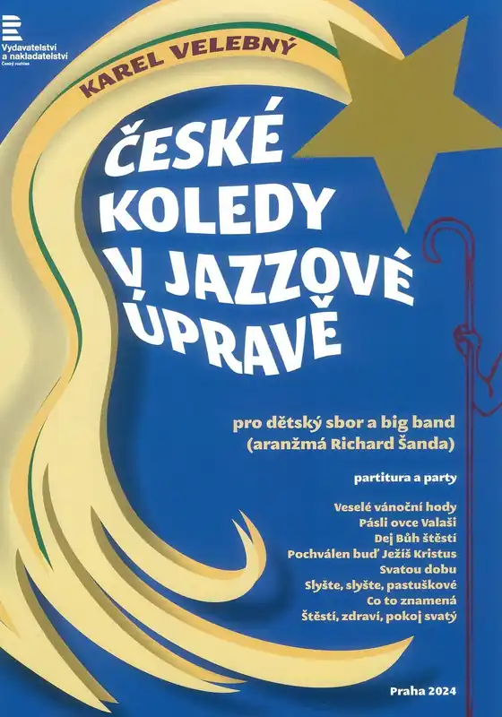 Zlevněný České koledy v jazzové úpravě - dětský sbor a jazzový orchestr / partitura a party