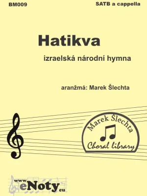 Novinka Hatikva - izraelská píseň / SATB a cappella
