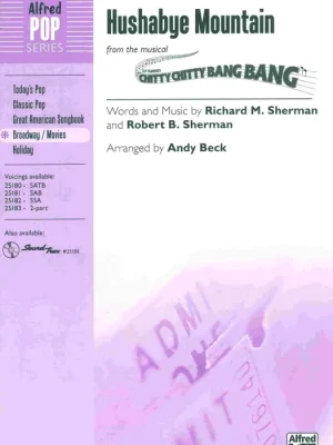 Expresní Doručení HUSHABYE MOUNTAIN (Chitty Chitty Bang Bang) / SSA* + piano