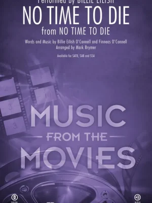 Levný No Time to Die (Billie Eilish) / SATB* a klavír/akordy