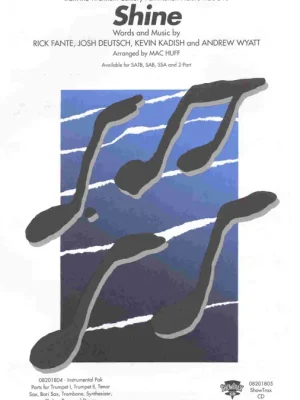 SHINE (z filmu Roboti) / SATB* a klavír/akordy Novinka