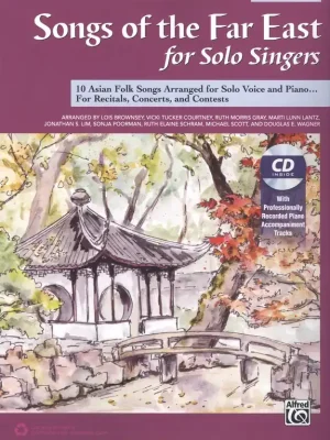 Sezónní Sleva Songs of the Far East for Solo Singers + CD / zpěv (vyšší hlas) a klavír