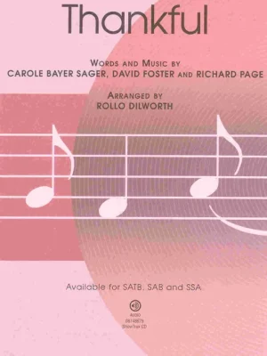 THANKFUL/ SSA* + piano/chords Přímo Od Výrobce