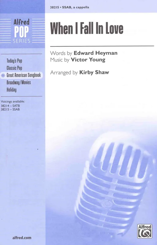 Aktuální When I Fall In Love / SSAB* a cappella