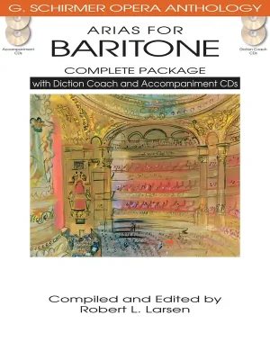 ARIAS FOR BARITONE – COMPLETE PACKAGE + 4x CD / zpěv a klavír Finální Výprodej