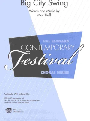 Doprava Zdarma BIG CITY SWING / SATB* a klavír/akordy