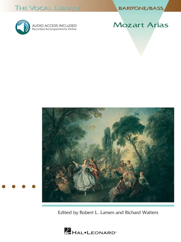 Poslední Šance Mozart Arias for Baritone / Bass + Audio Online // vocal + piano