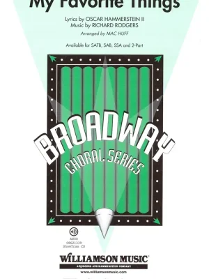 Hit Sezóny My Favorite Things (from The Sound of Music) / SAB* a klavír/akordy