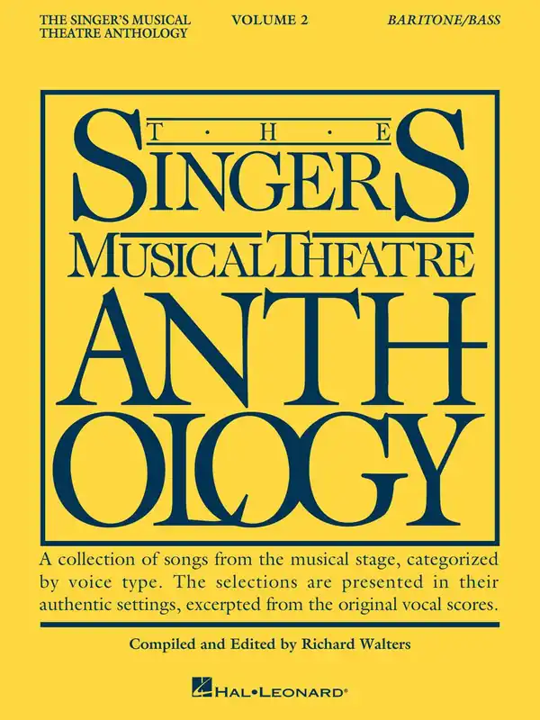Sleva The Singer's Musical Theatre Anthology 2 - baritone/bass