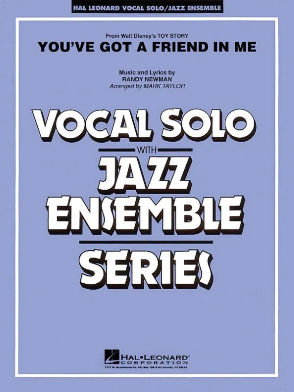Akce You've Got a Friend in Me (from TOY STORY) - Vocal Solo with Jazz Ensemble / partitura + party