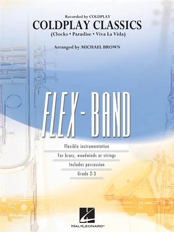Originální FLEX-BAND - Coldplay Classics (grade 2-3) / partitura + party