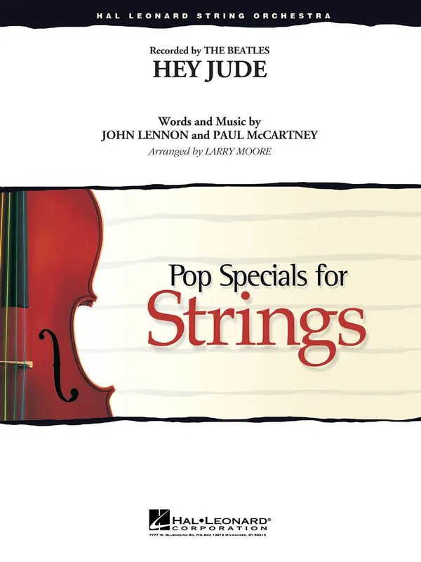 Odeslání Ihned Hey Jude (Beatles) - Pop Specials For Strings / partitura + party