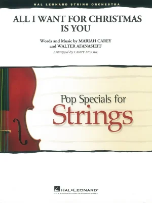 Sleva ALL I WANT FOR CHRISTMAS IS YOU - Pop Specials for Strings / partitura a party