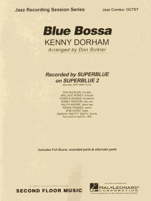 BLUE BOSSA (Jazz Octet) - partitura a party Značkový