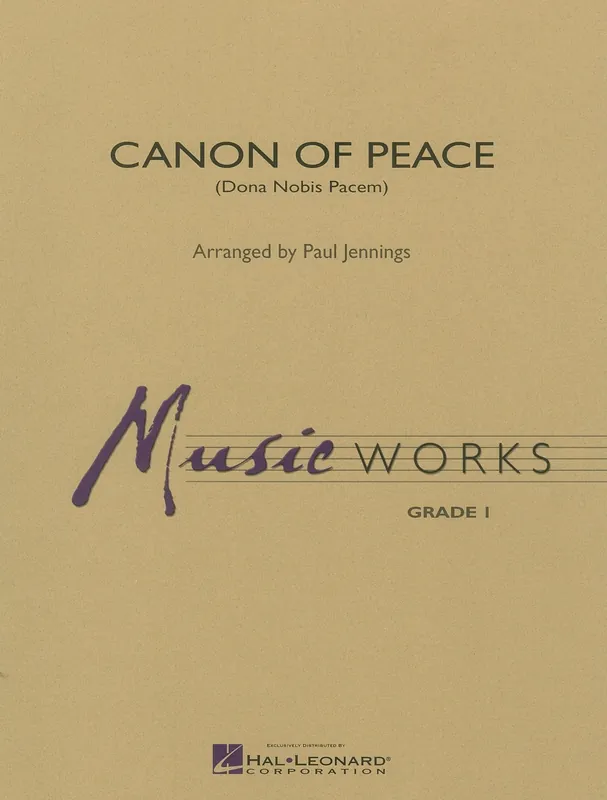 Dokud Zásoby Vydrží Canon of Peace (Dona Nobis Pace) - koncertní orchestr (obtížnost 1) / partitura a party