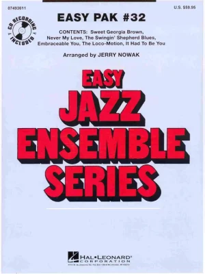 Zlevněný EASY JAZZ BAND PAK 32 (grade 2) + Audio Online / partitura + party