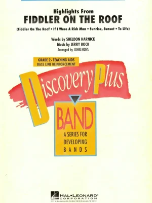 Poslední Šance Highlights from Fiddler On The Roof - Concert band (grade 2) / partitura + party