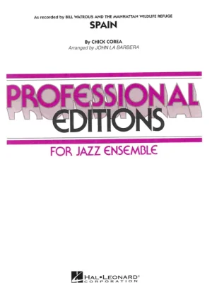 Spain - Professional Edition - Jazz Band / partitura a party Expresní Doručení