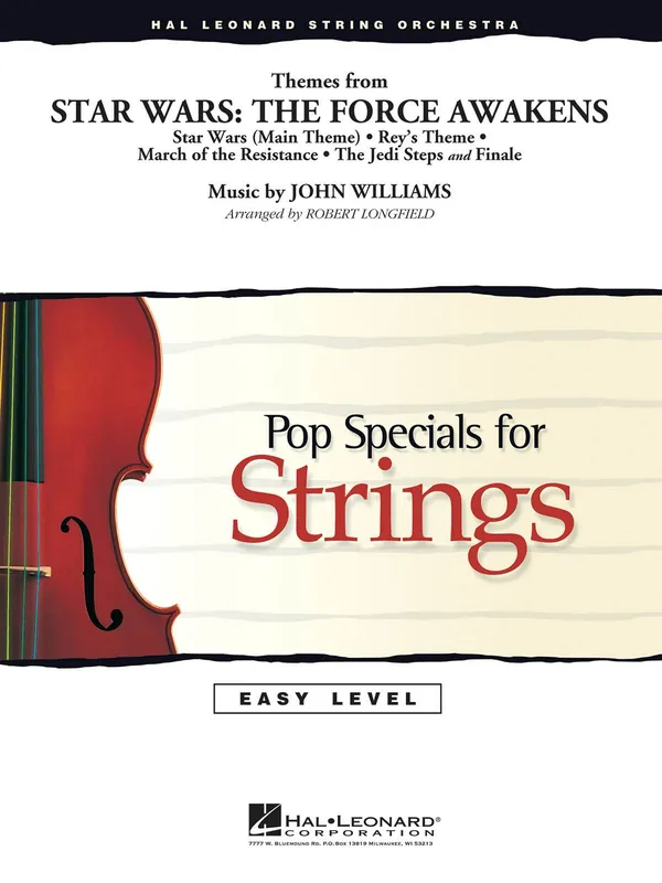 STAR WARS: The Force Awakens (theme) - Pop Special for String Orchestra / partitura + party Výhodná Nabídka