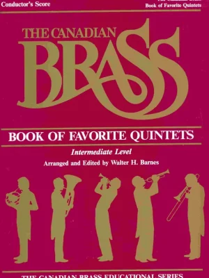 THE CANADIAN BRASS - Book of Favorite Quintets (Intermediate level) / partitura Pouze Dnes