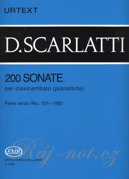 200 Sonate per clavicembalo (pianoforte) 3 (No. 101 - 150) - URTEXT pro klavír Cenový Hit