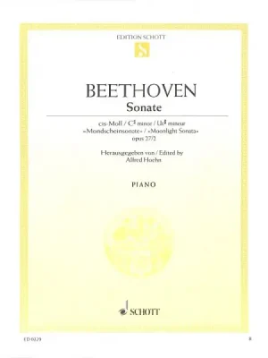 Značkový Sonata C sharp Minor op. 27/2 - Sonáta Měsíční svit -Ludwig van Beethoven