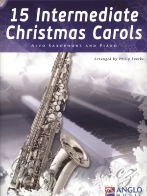 15 Intermediate Christmas Carols pro altový saxofon a klavír Originální