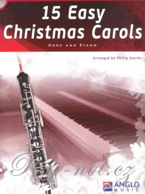 15 Easy Christmas Carols / hoboj + klavír Časově Omezené