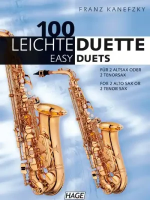 100 Leichte Duette für 2 Saxophone in Bb Vysoce Kvalitní