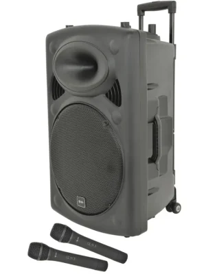 QTX QR15PABT, mobilní 15" zvukový systém MP3/BT/SD/USB/2x VHF Nejprodávanější