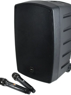 QTX PERFORMER-12, přenosný 12" PA systém, 2x dobíjecí UHF mikr., 200W Víkendová Akce