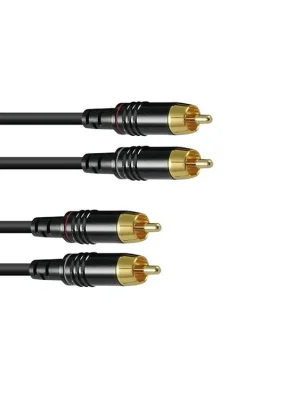 Sommer cable Onyx 2x2 RCA cable 2x 0,25 mm, 1 m Akce