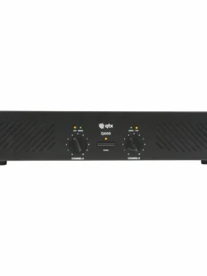 QTX Q-600, zesilovač 2x 300W Sleva
