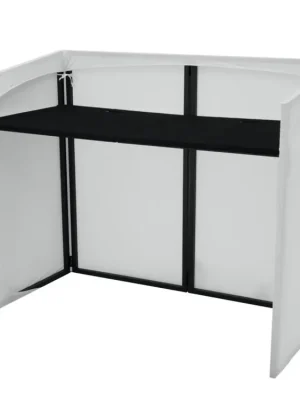 Akční Nabídka Omnitronic mobilní DJ stůl s krycí tkaninou, šířka 1,4 m