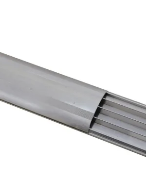 Aktuální Lišta podlahová 4 kanály, 17 x 75 mm, alu, 2m