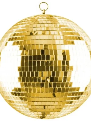 Zrcadlová koule 30cm, zlatá Super Cena