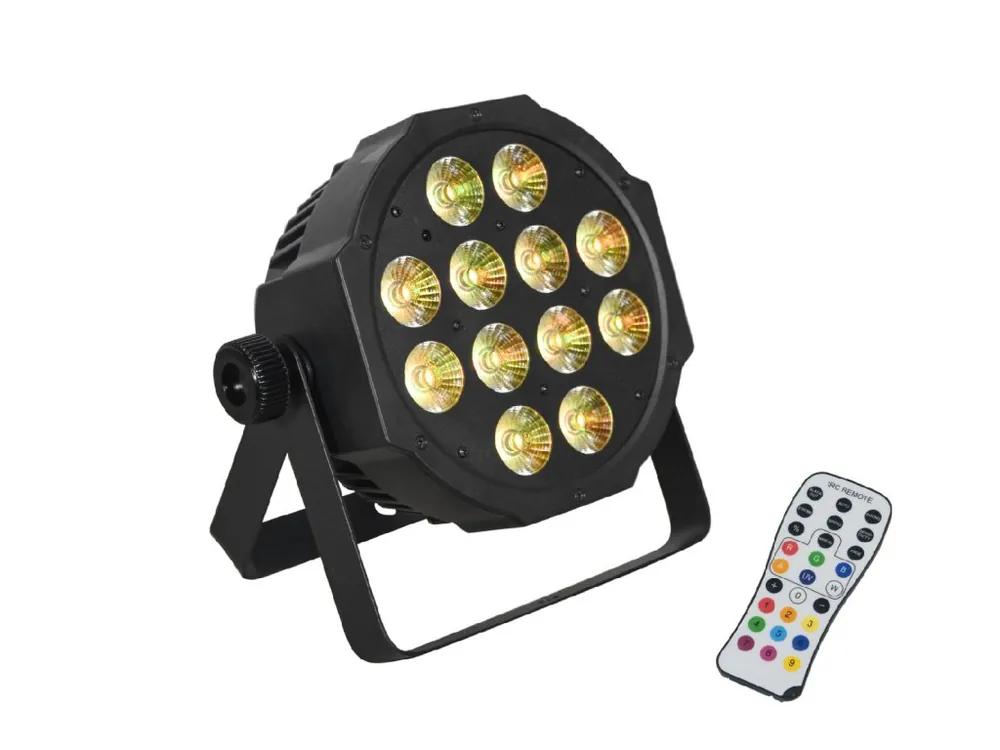 Eurolite LED SLS-12 QCL Floor, 12x8W QCL LED, DMX, IR Vrácení Zdarma