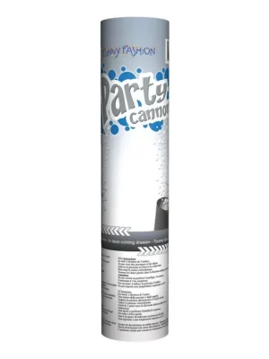 Párty konfety vystřelovací 20 cm, stříbrné Speciální Cena