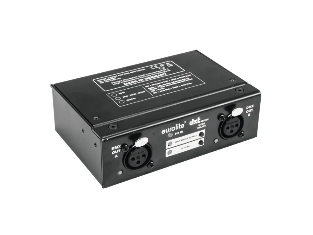Eurolite DXT-SP PRO DMX RDM rozbočovač 1x IN/2x OUT Výprodej