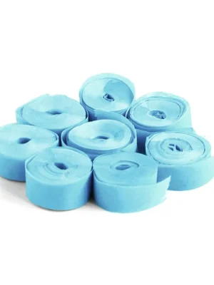 Originální Tcm Fx pomalu padající konfety-serpentýny 5mx0.85cm, světle modré, 100x