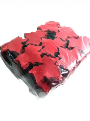 Novinka Tcm Fx pomalu padající konfety, javorové listy 100x100mm, červené, 1kg