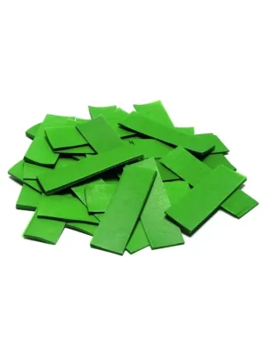 Tcm Fx pomalu padající obdélníkové konfety 55x18mm, tmavě zelené, 1kg Hit Sezóny