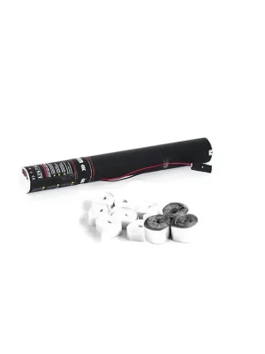 Akce Tcm Fx elektronické dělo na konfety-serpentýny 40cm, stříbrno-bílé konfety