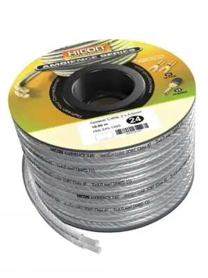 Tovární Cena HICON HIFI HIA-240-2000 reproduktorový kabel 2x4mm - 20m