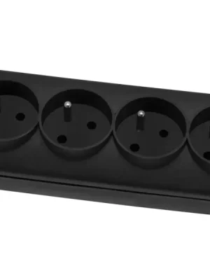 Expresní Doručení ELGOTECH zásuvka čtyřnásobná černá