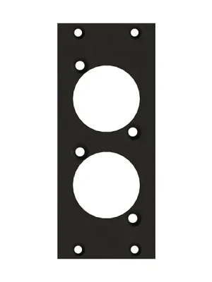 Cenová Bomba Sommer Cable SYFB21-2D - panel 2x D otvor-B