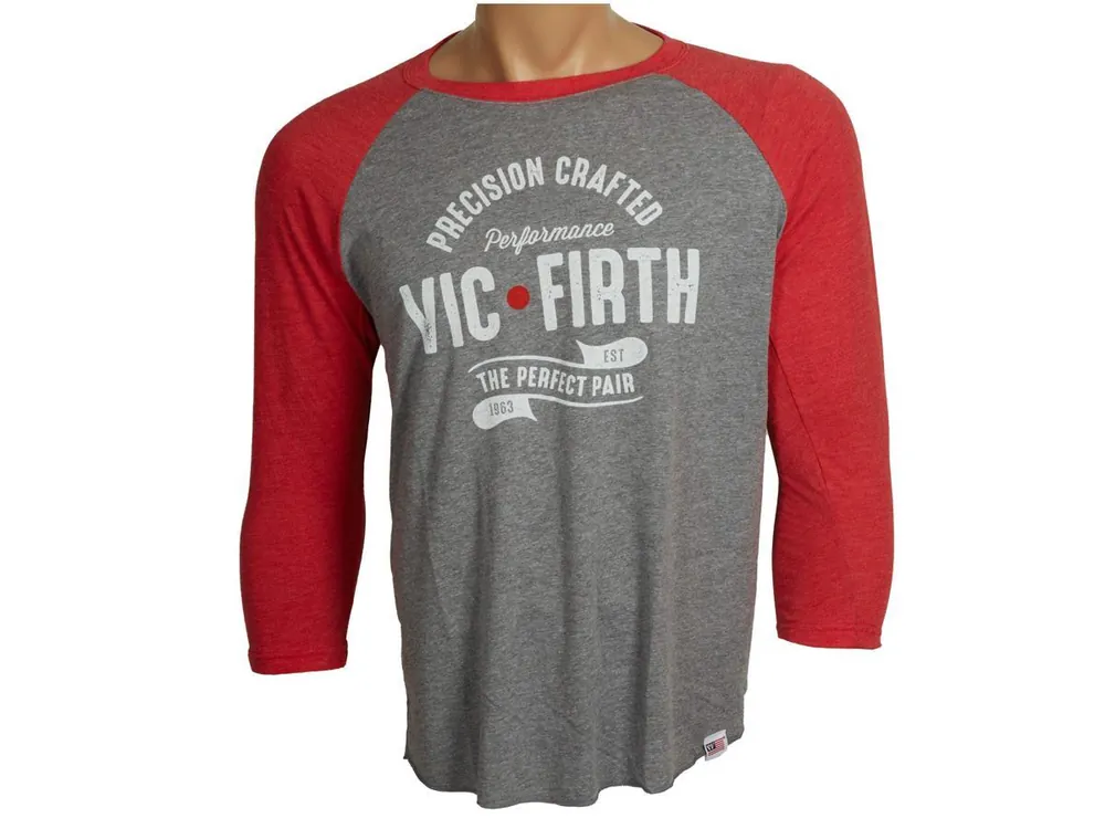 VIC FIRTH RAGLAN TEE tričko, XL Výprodej