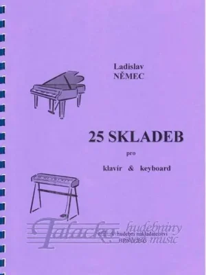 25 skladeb pro klavír a keyboard Přímo Od Výrobce