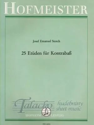 25 Etüden für Kontrabass Rychlé Dodání